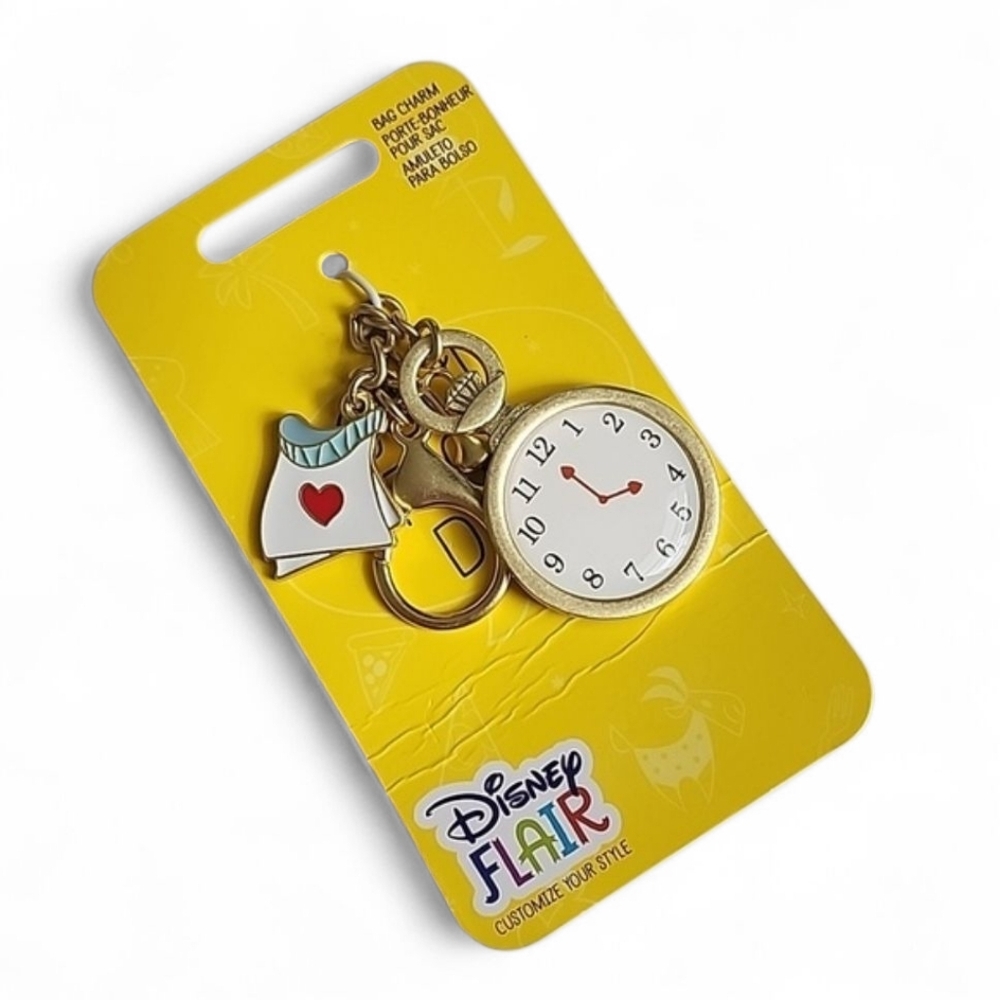 Disney Flair White Rabbit Keychain Bag Charm – Alice in Wonderland NWT